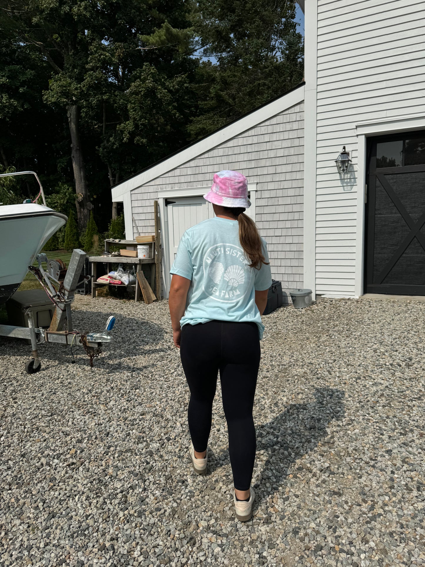 Light Blue Comfort Colors Nauti T